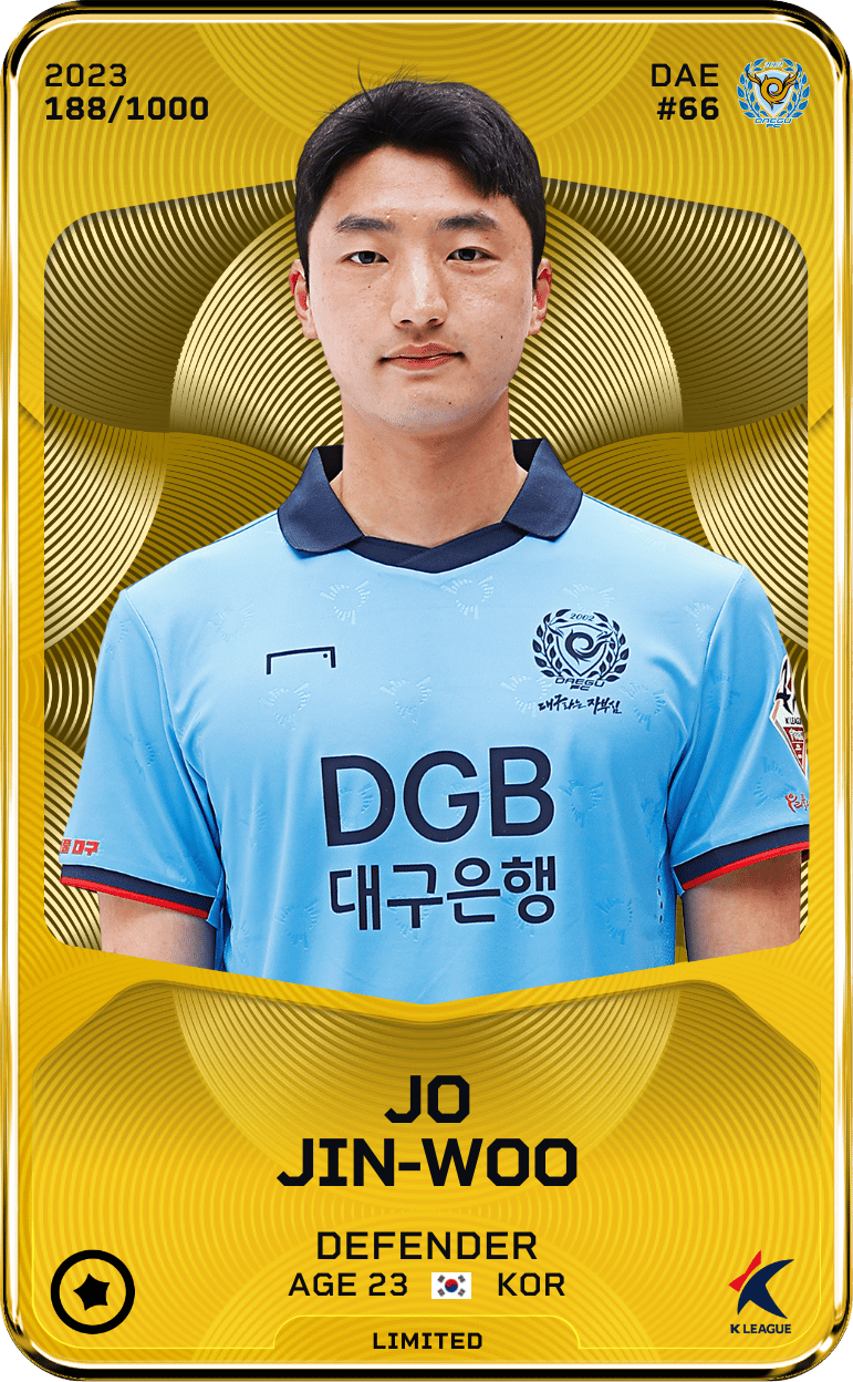 Jo Jin-woo 2023-24 • Limited 188/1000