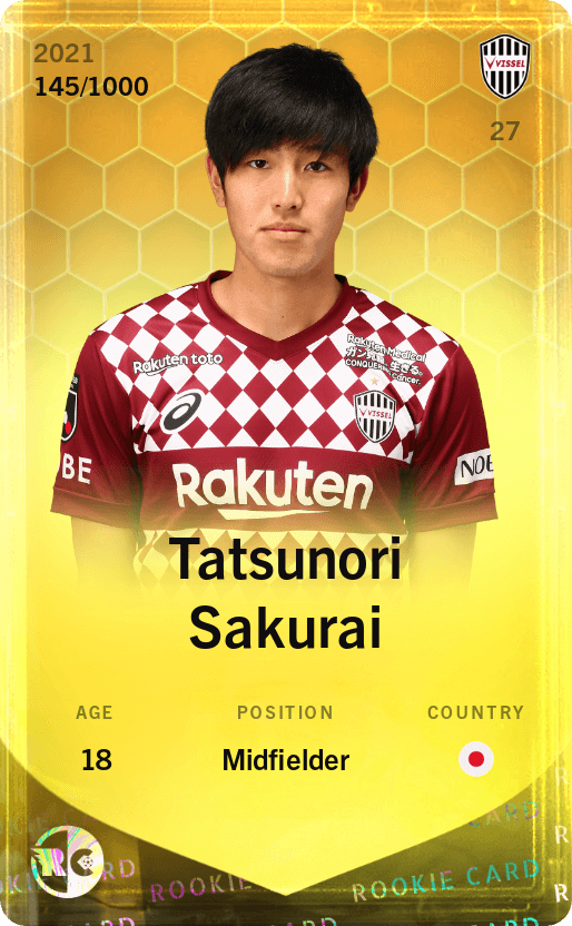 Tatsunori Sakurai 2021-22 • Limited 145/1000
