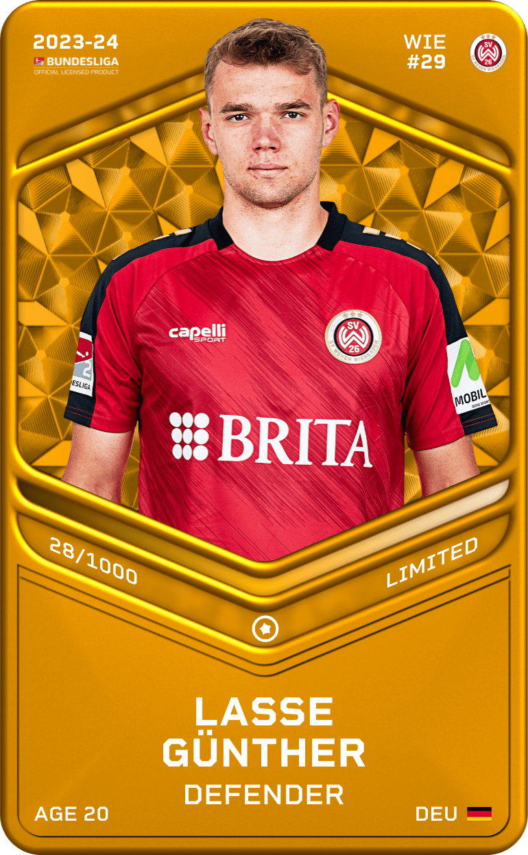 Lasse Günther 2023-24 • Limited 28/1000