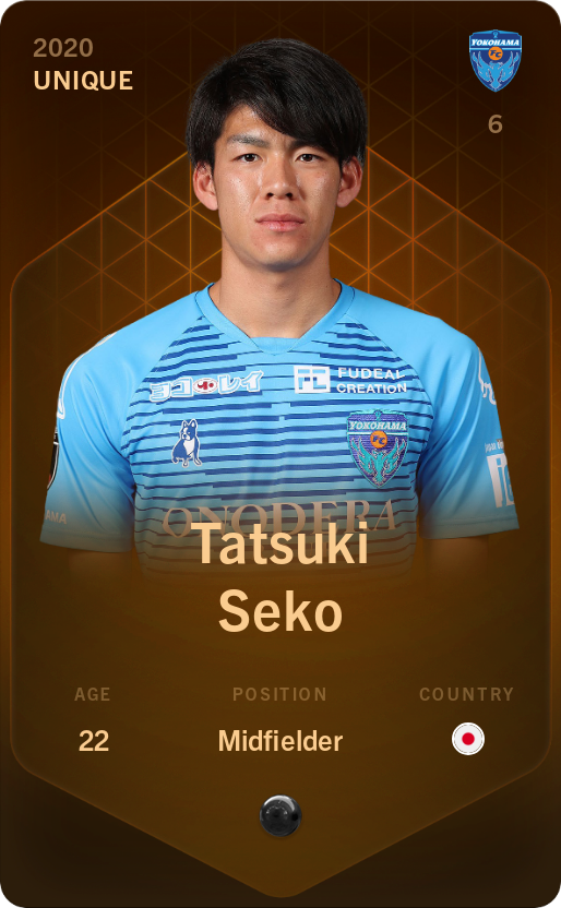 Sorare - Sorare Official - Tatsuki Seko 2020-21 • Unique - NFT # 56454167033525496815096864478054504193421541481020189421875180344309924443287