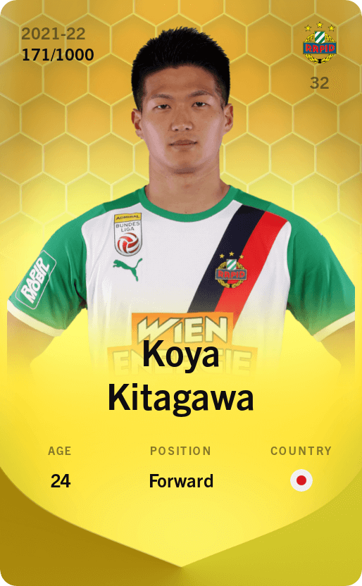 Koya Kitagawa 2021-22 • Limited 171/1000