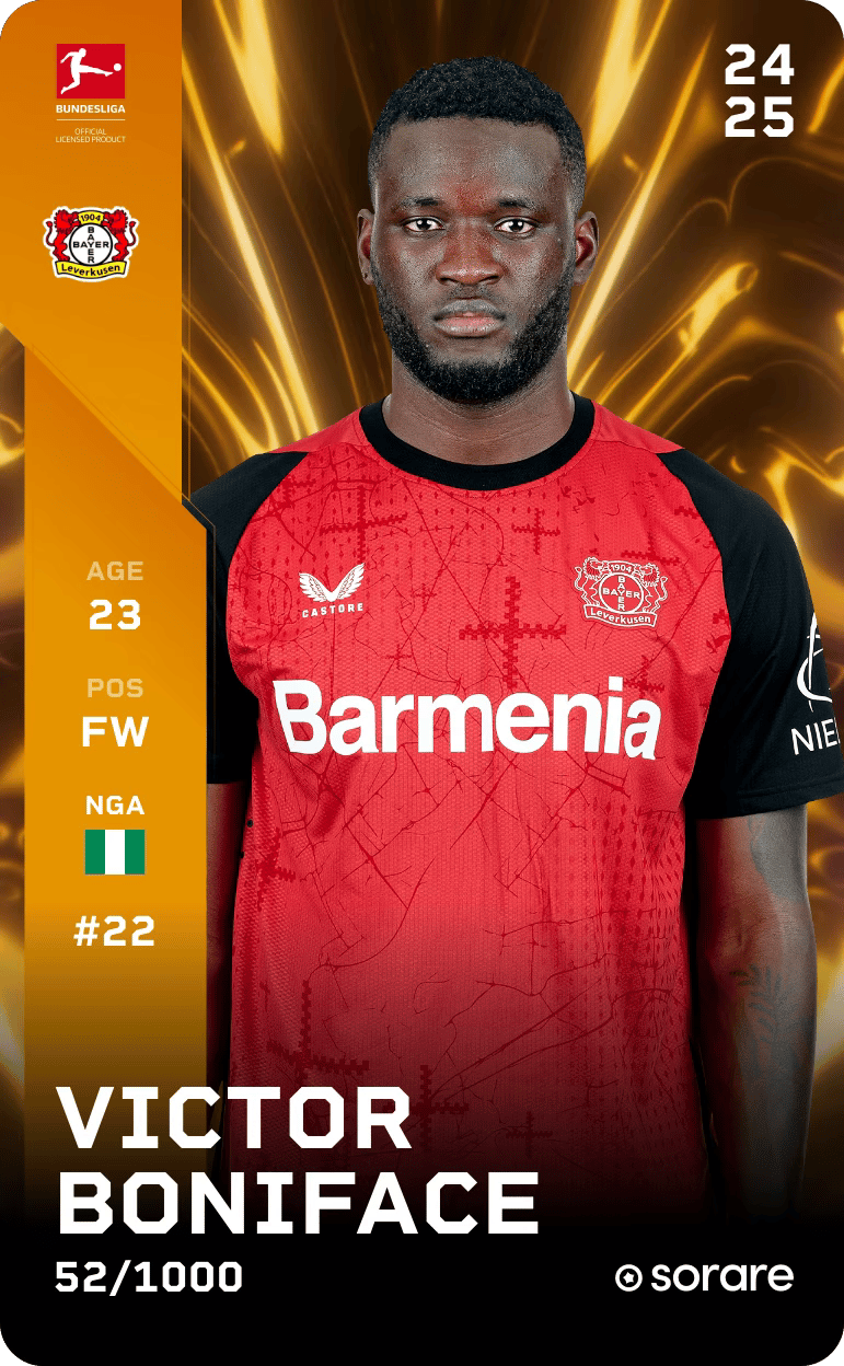 Victor Boniface 2024-25 • Limited 52/1000