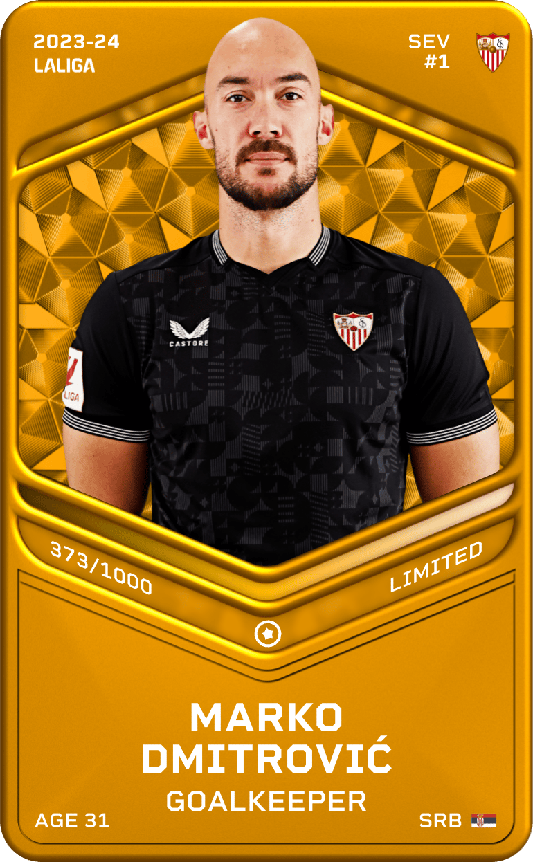 Marko Dmitrović 2023-24 • Limited 373/1000
