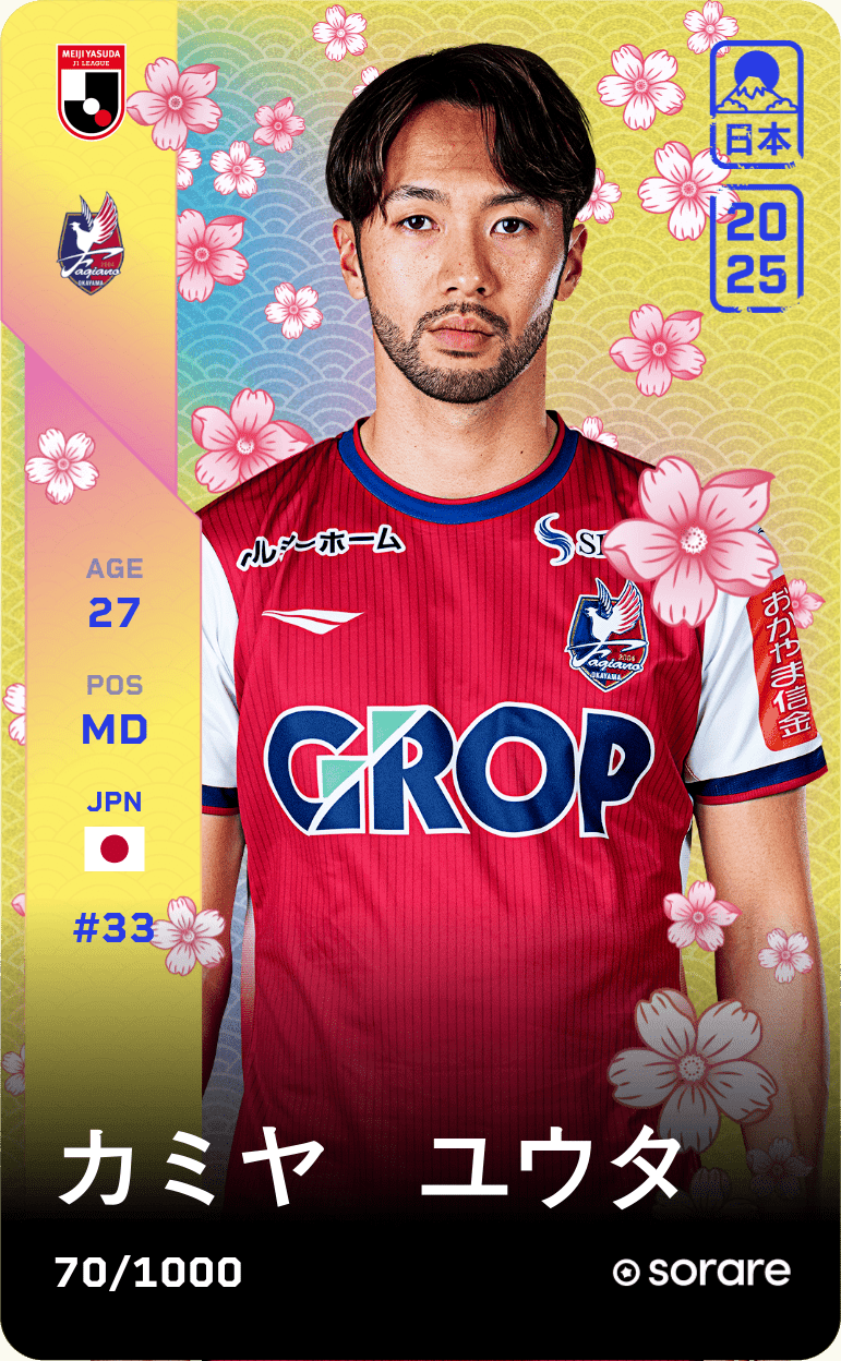 Yuta Kamiya 2025-26 • Limited 70/1000