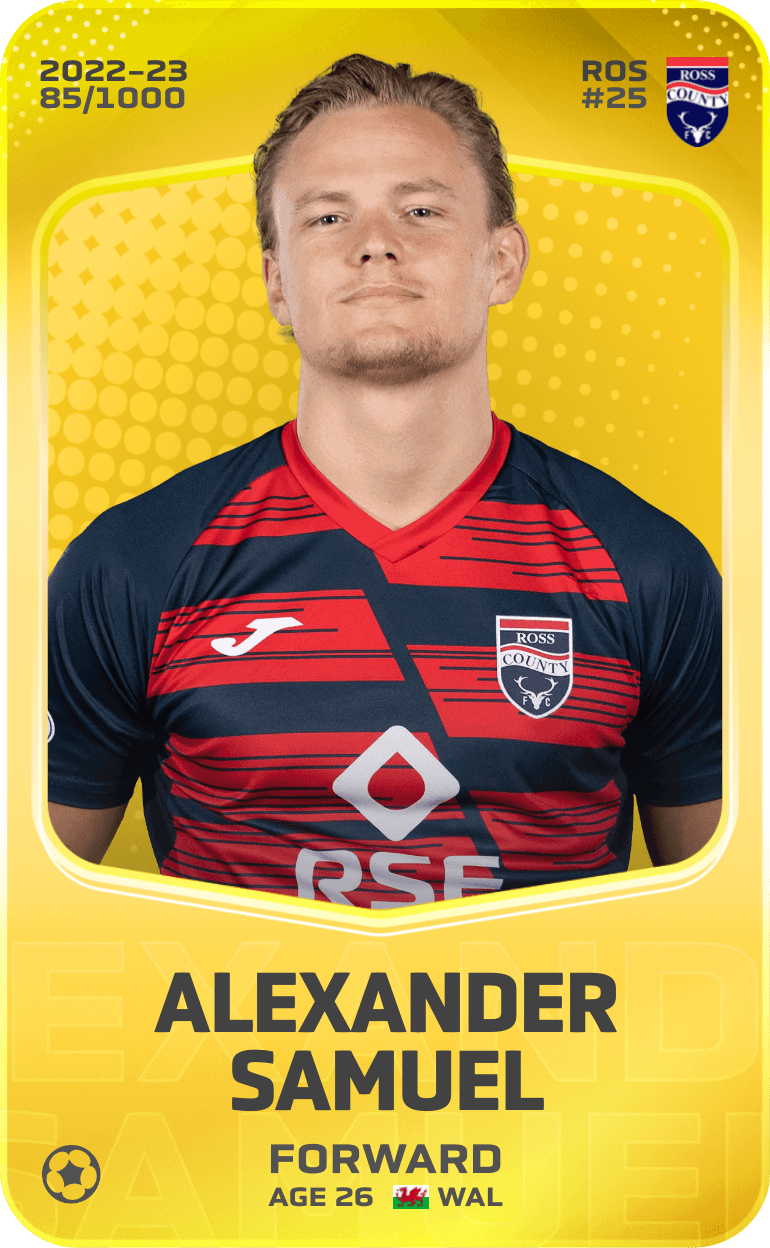 Alexander Samuel 2022-23 • Limited 85/1000