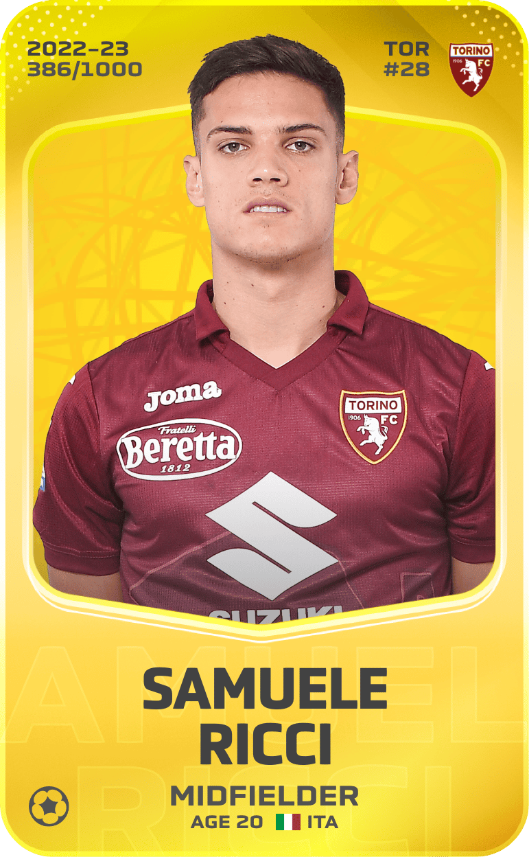 Samuele Ricci 2022-23 • Limited 386/1000