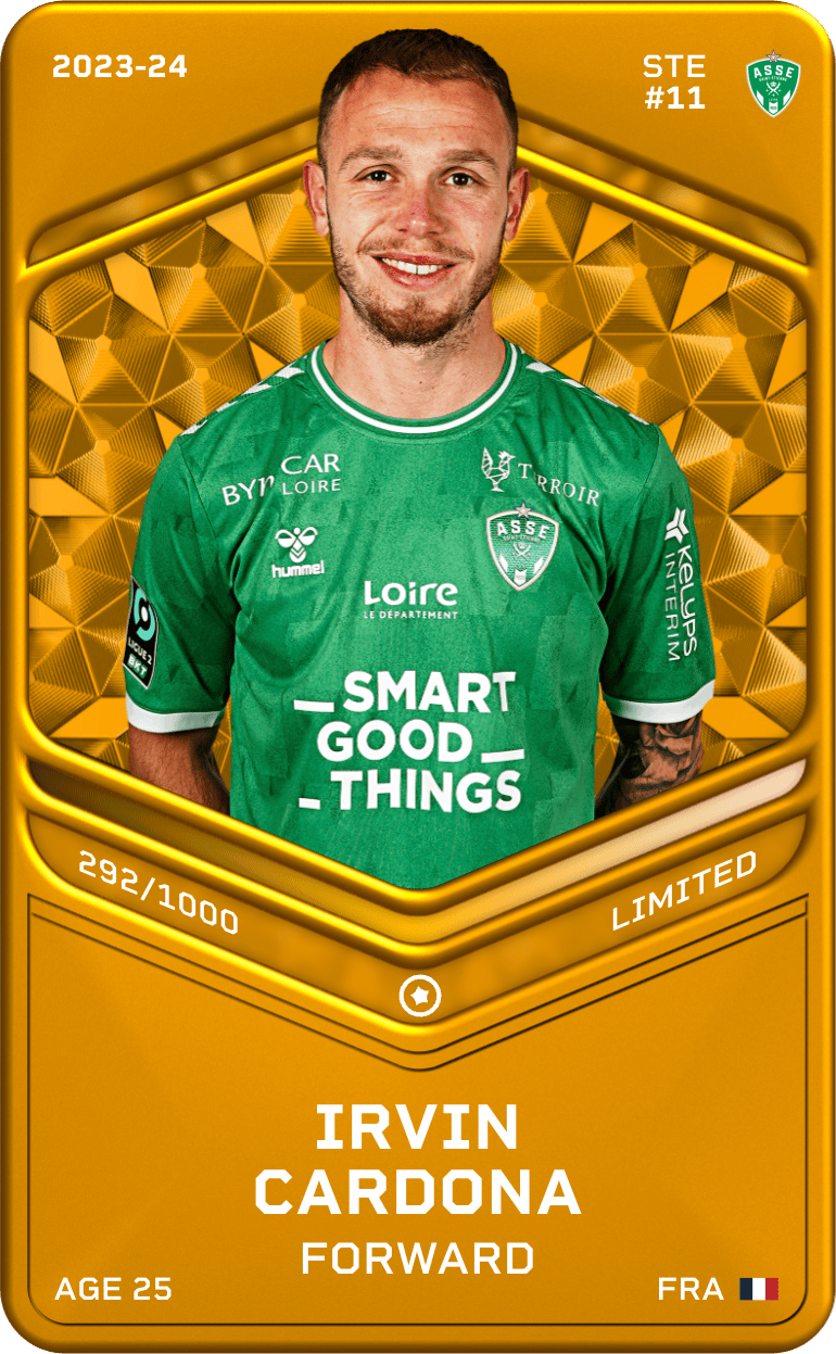 Irvin Cardona 2023-24 • Limited 292/1000