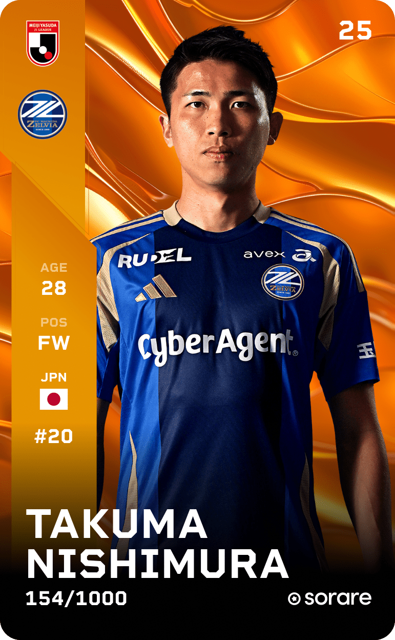 Takuma Nishimura 2025-26 • Limited 154/1000