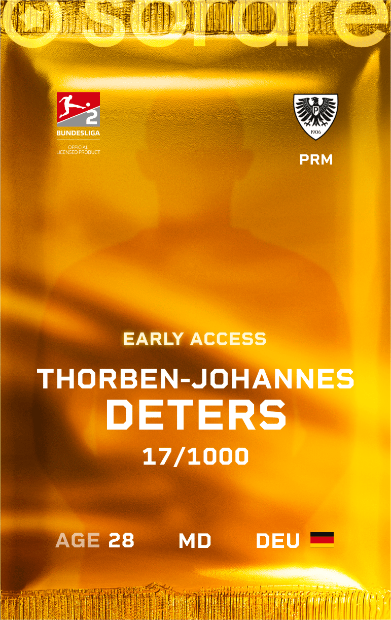 Thorben-Johannes Deters 2024-25 • Limited 17/1000