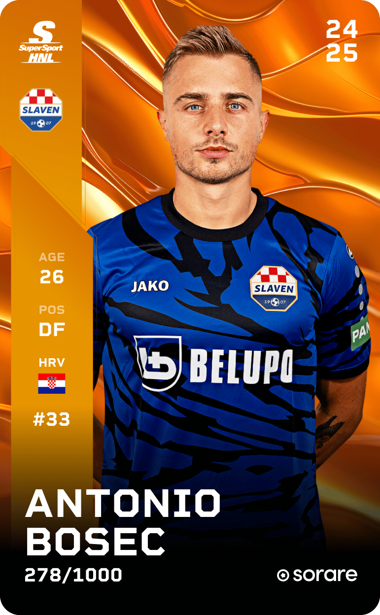 Antonio Bosec 2024-25 • Limited 278/1000
