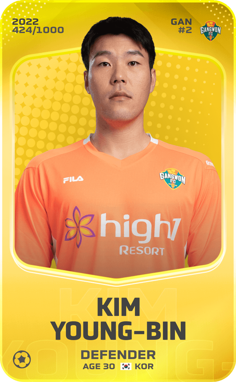 Kim Young-Bin 2022-23 • Limited 424/1000