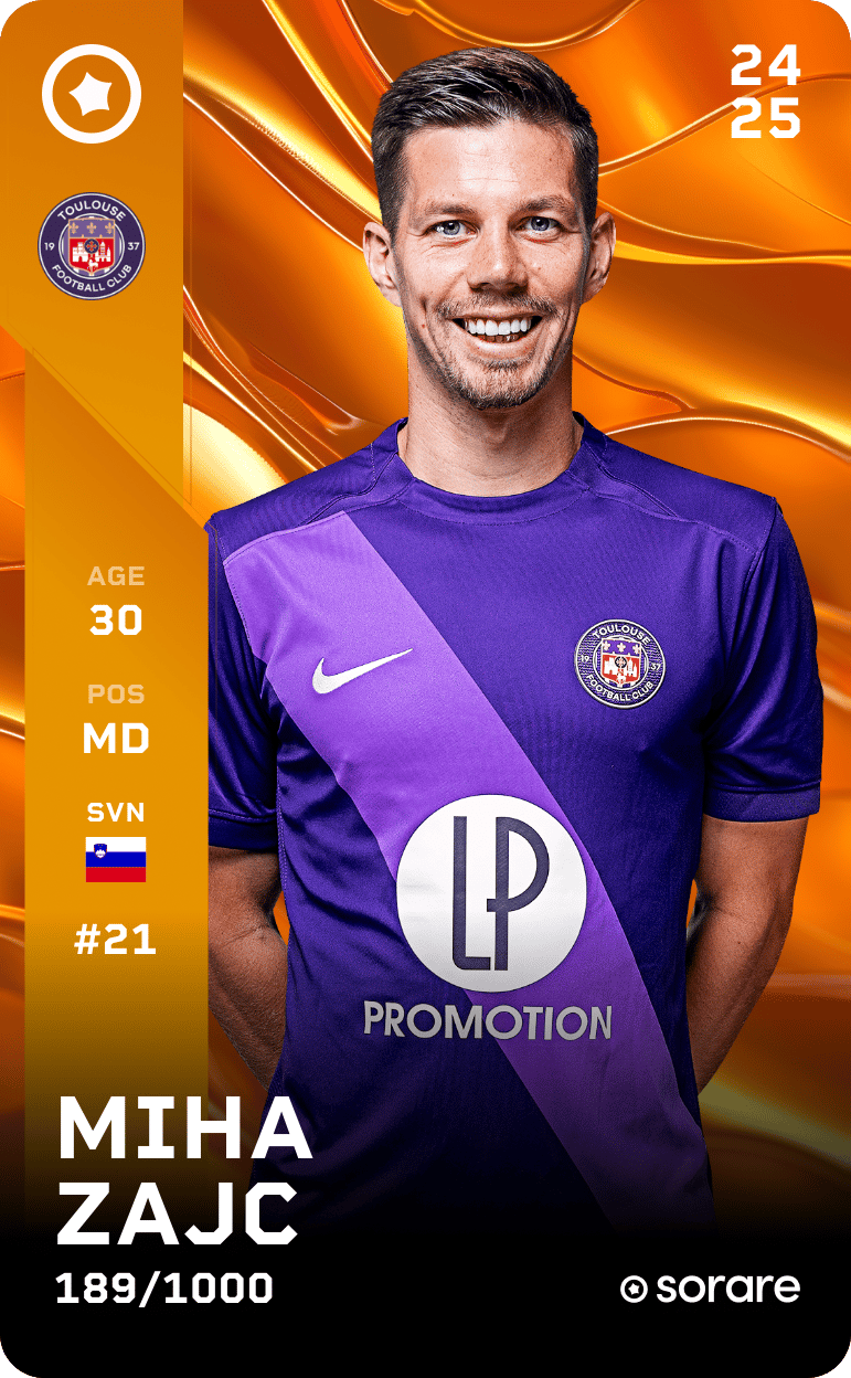Miha Zajc 2024-25 • Limited 189/1000