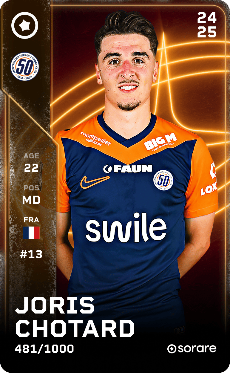 Joris Chotard 2024-25 • Limited 481/1000