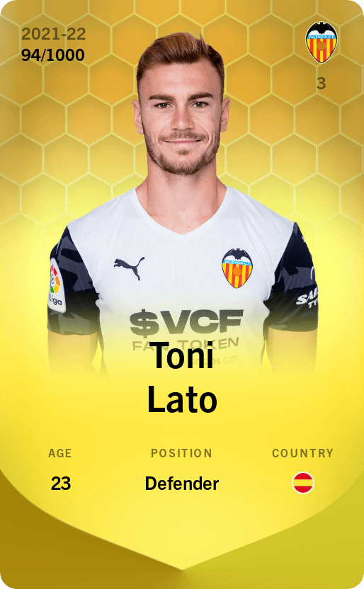 Toni Lato 2021-22 • Limited 94/1000