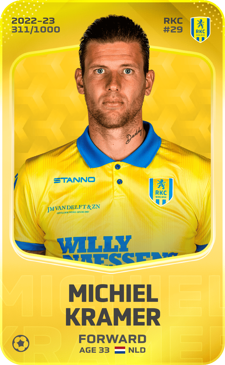 Michiel Kramer 2022-23 • Limited 311/1000