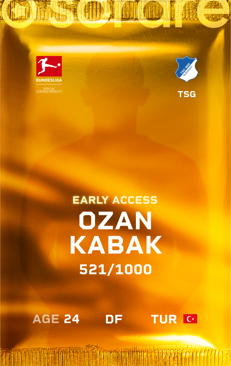 Ozan Kabak 2024-25 • Limited 521/1000