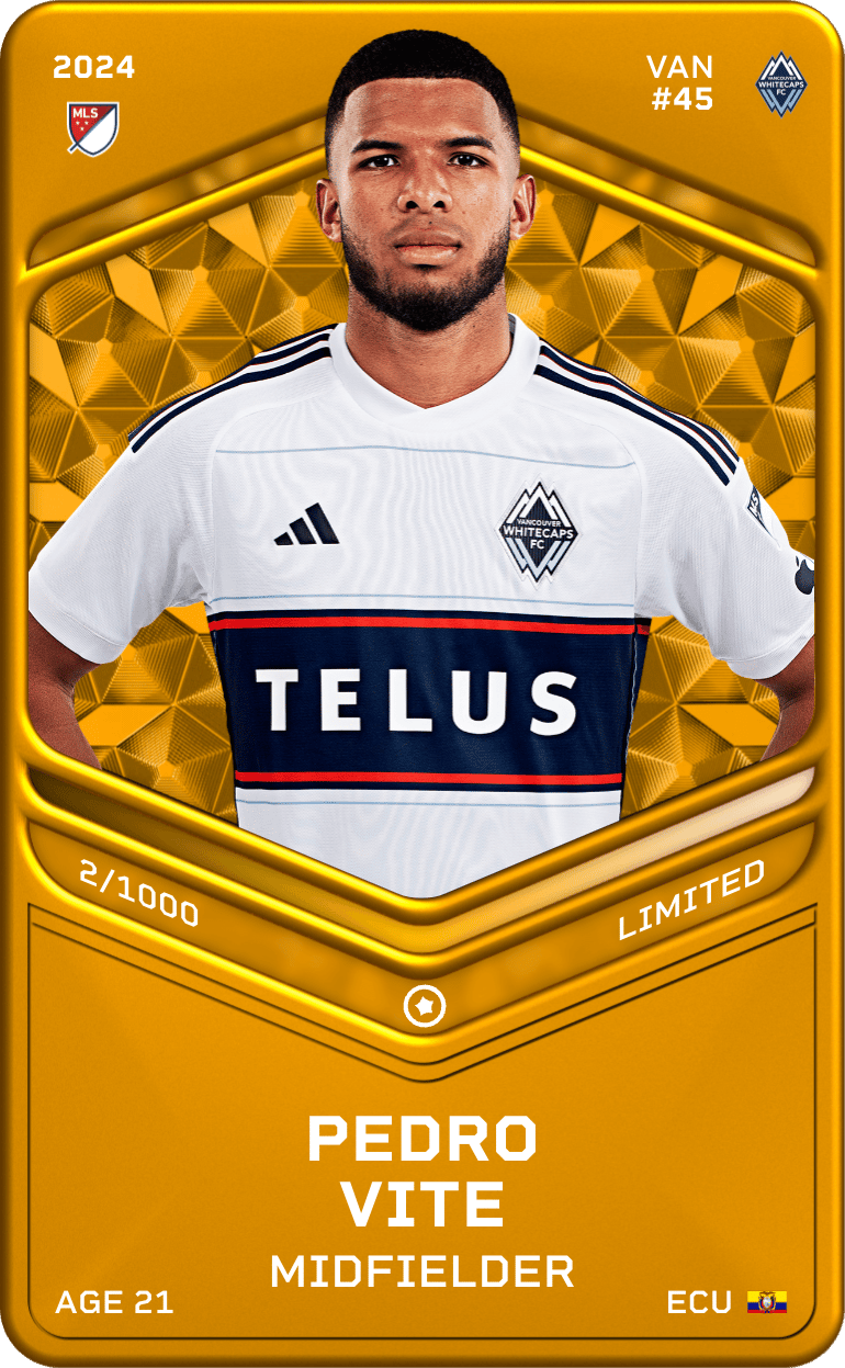 Pedro Vite 2024-25 • Limited 2/1000