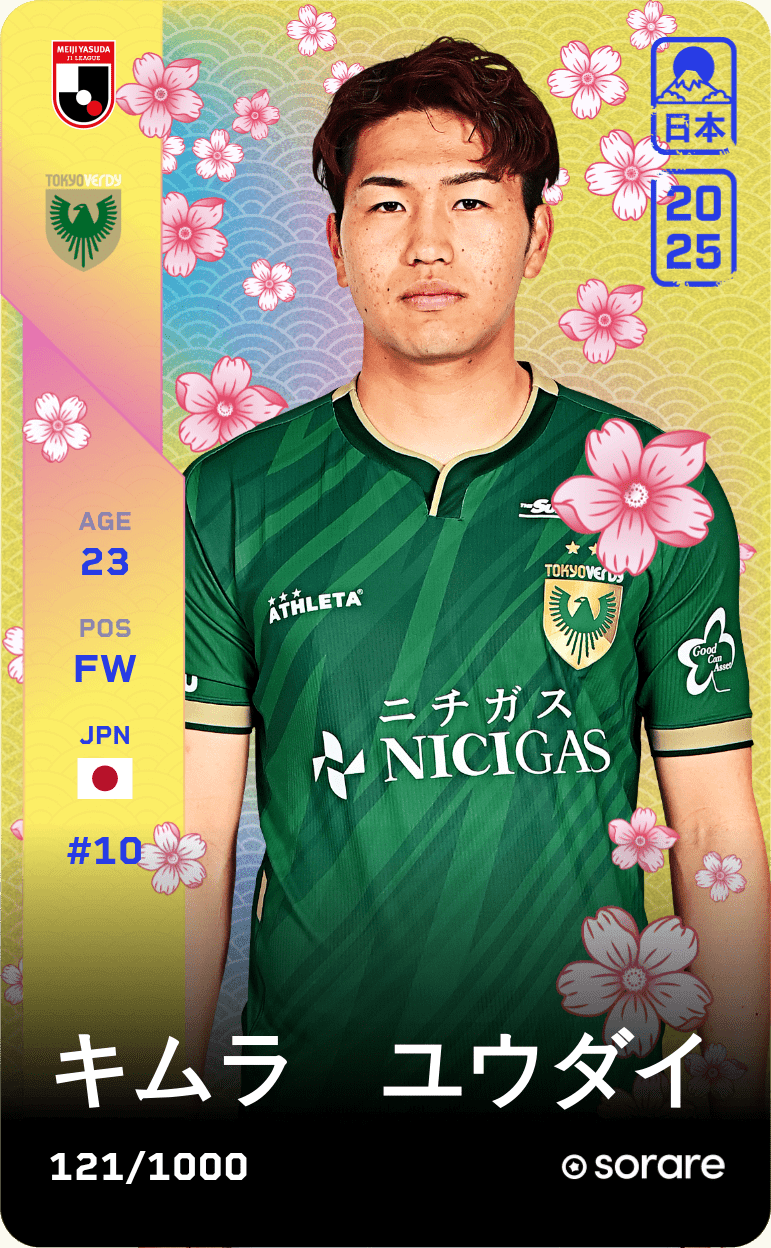 Yudai Kimura 2025-26 • Limited 121/1000