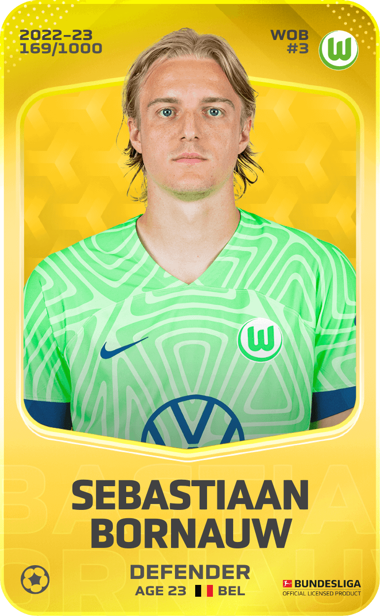 Sebastiaan Bornauw 2022-23 • Limited 169/1000