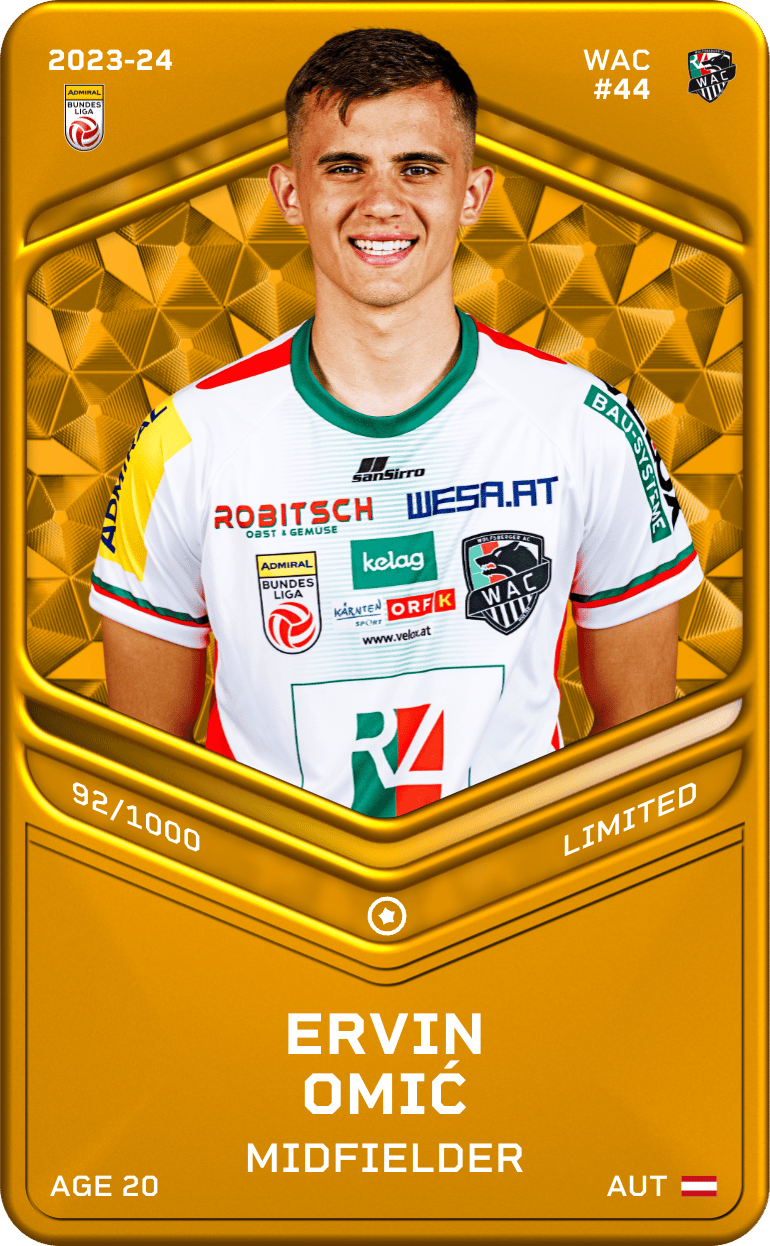 Ervin Omić 2023-24 • Limited 92/1000