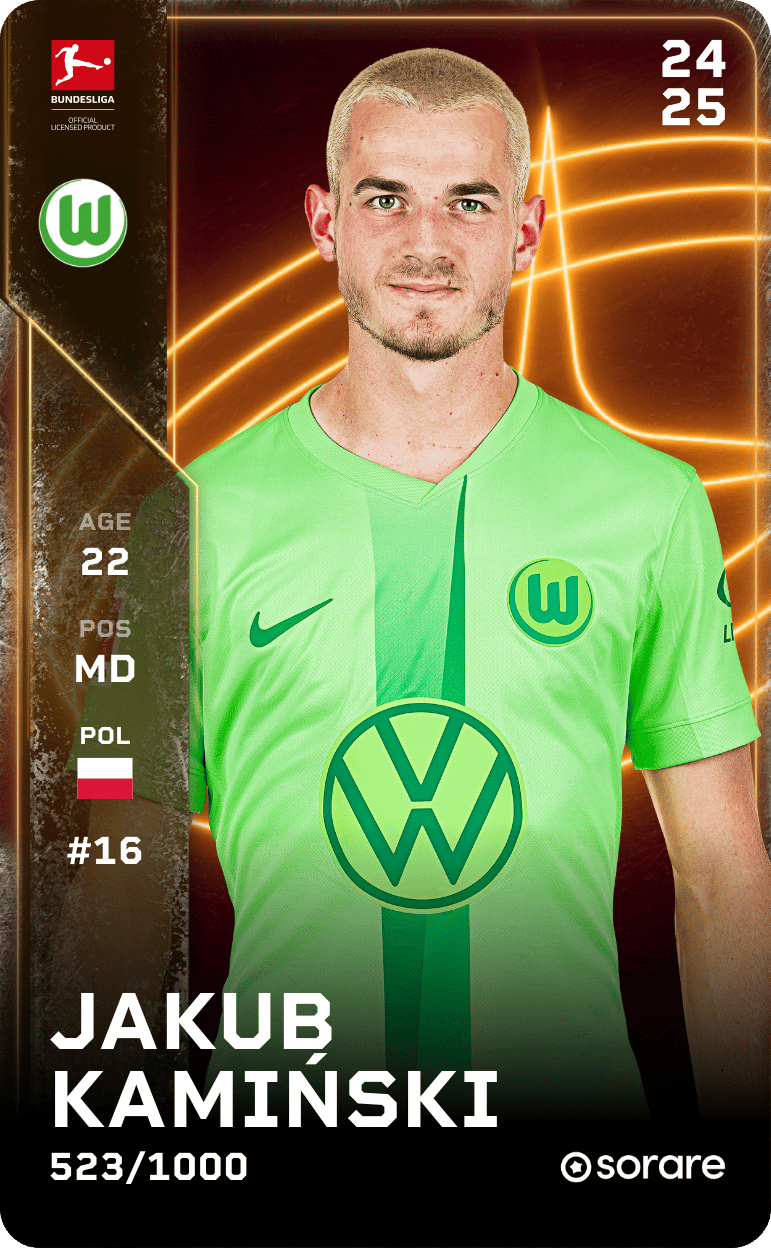 Jakub Kamiński 2024-25 • Limited 523/1000