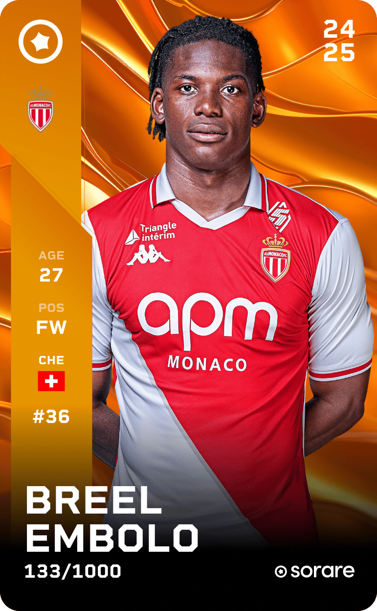 Breel Embolo 2024-25 • Limited 133/1000