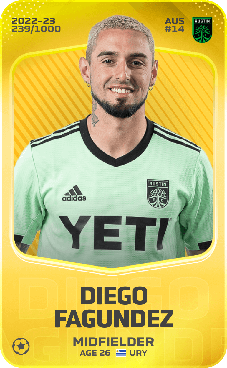 Diego Fagundez 2022-23 • Limited 239/1000