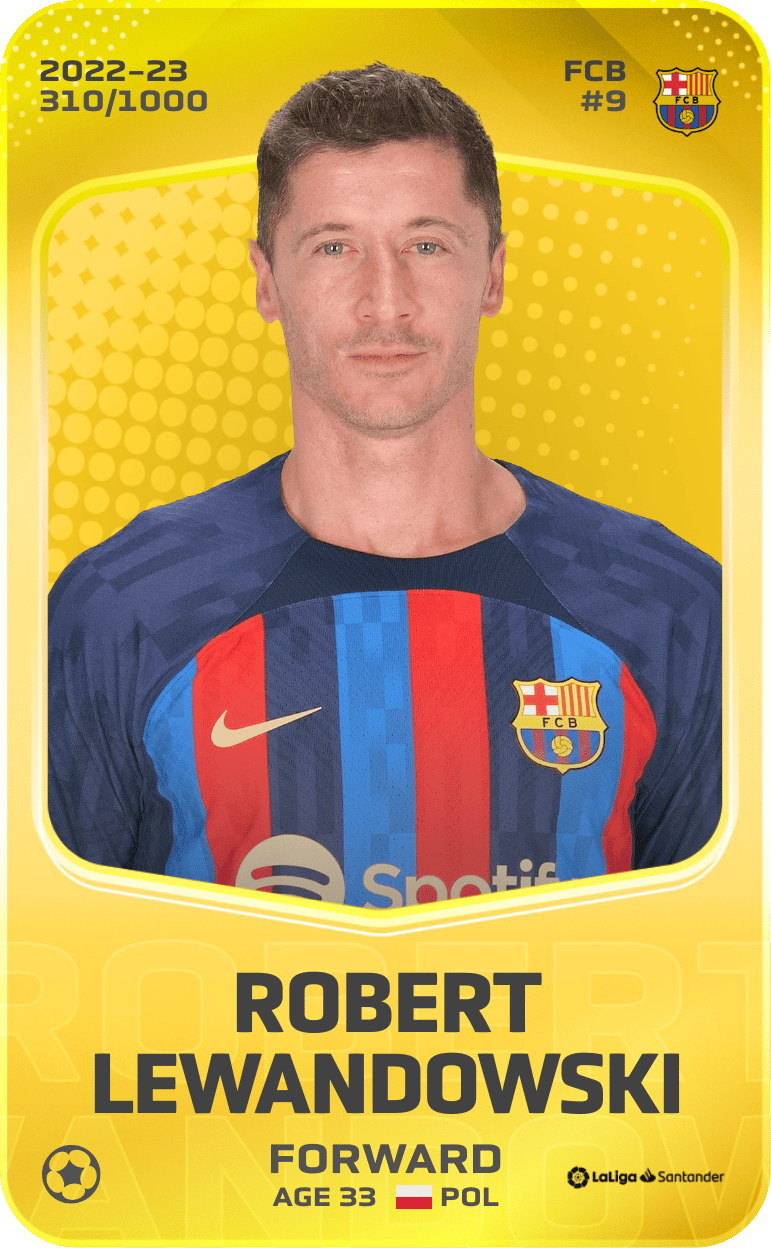 Robert Lewandowski 2022-23 • Limited 310/1000