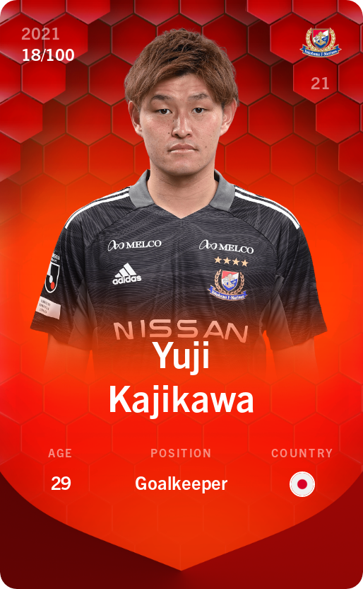 Sorare - Sorare Official - Yuji Kajikawa 2021-22 • Rare 18/100 - NFT # 102591402949533431737696914531549593686500110615103593199203615148027067230713