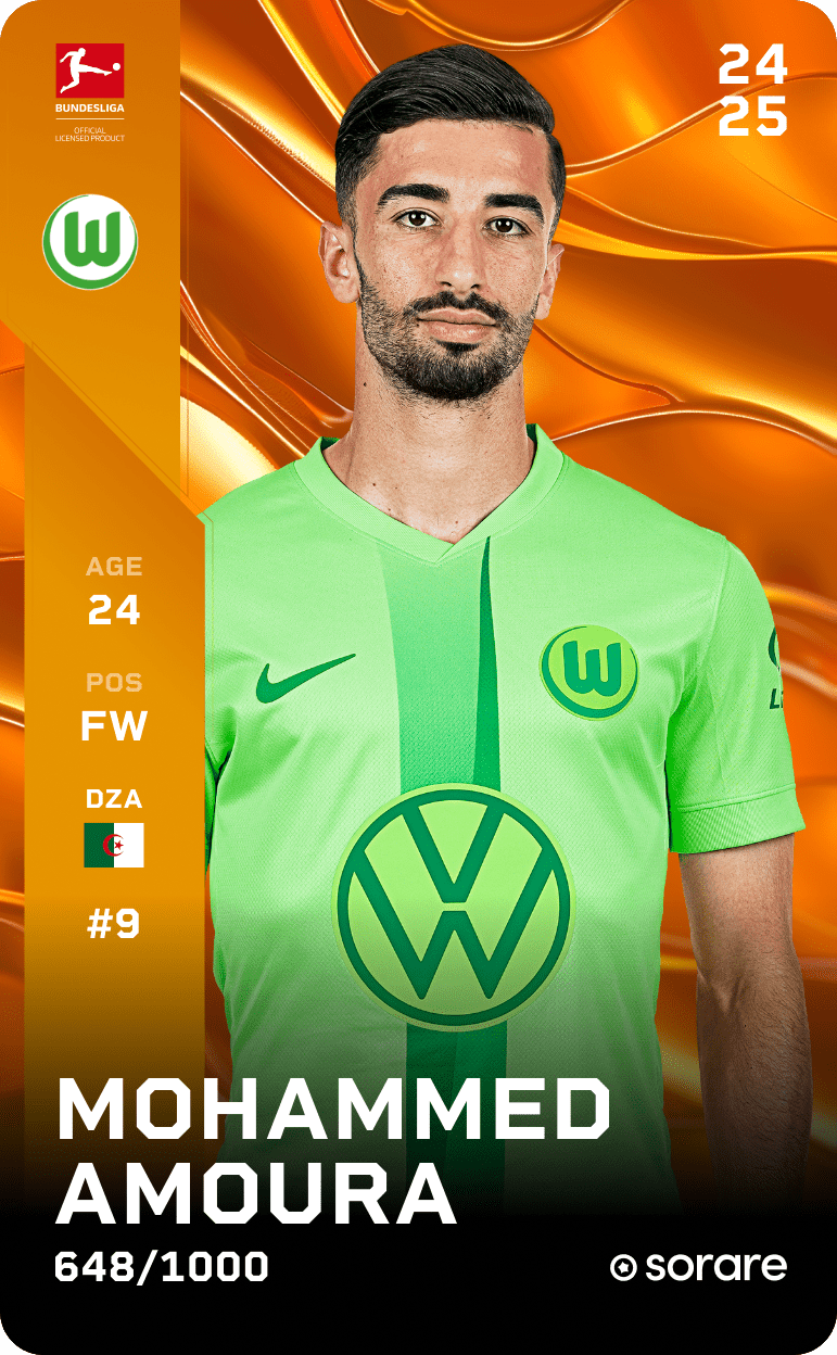 Mohammed Amoura 2024-25 • Limited 648/1000
