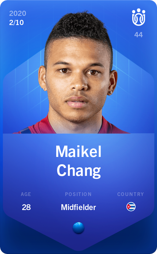 Sorare - Sorare Official - Maikel Chang 2020-21 • Super Rare 2/10 - NFT # 81229613973515167553915968155122332670923053452215971879766144401352067906406