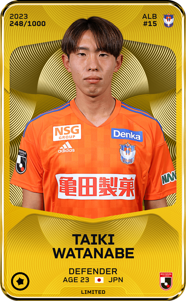 Taiki Watanabe 2023-24 • Limited 248/1000