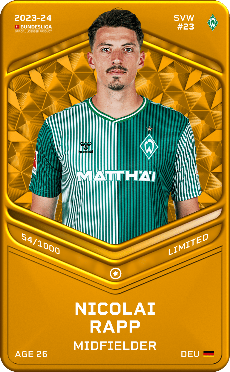 Nicolai Rapp 2023-24 • Limited 54/1000