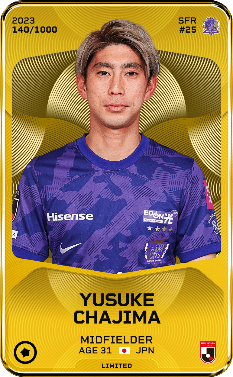 Yusuke Chajima 2023-24 • Limited 140/1000