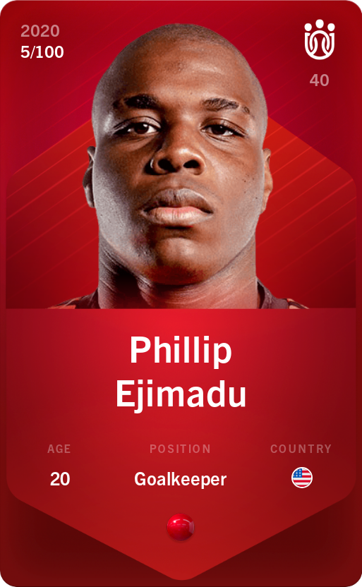 Sorare - Sorare Official - Phillip Ejimadu 2020-21 • Rare 5/100 - NFT # 65586847028587825028523956001615305753301875780084826466598289124728870334081