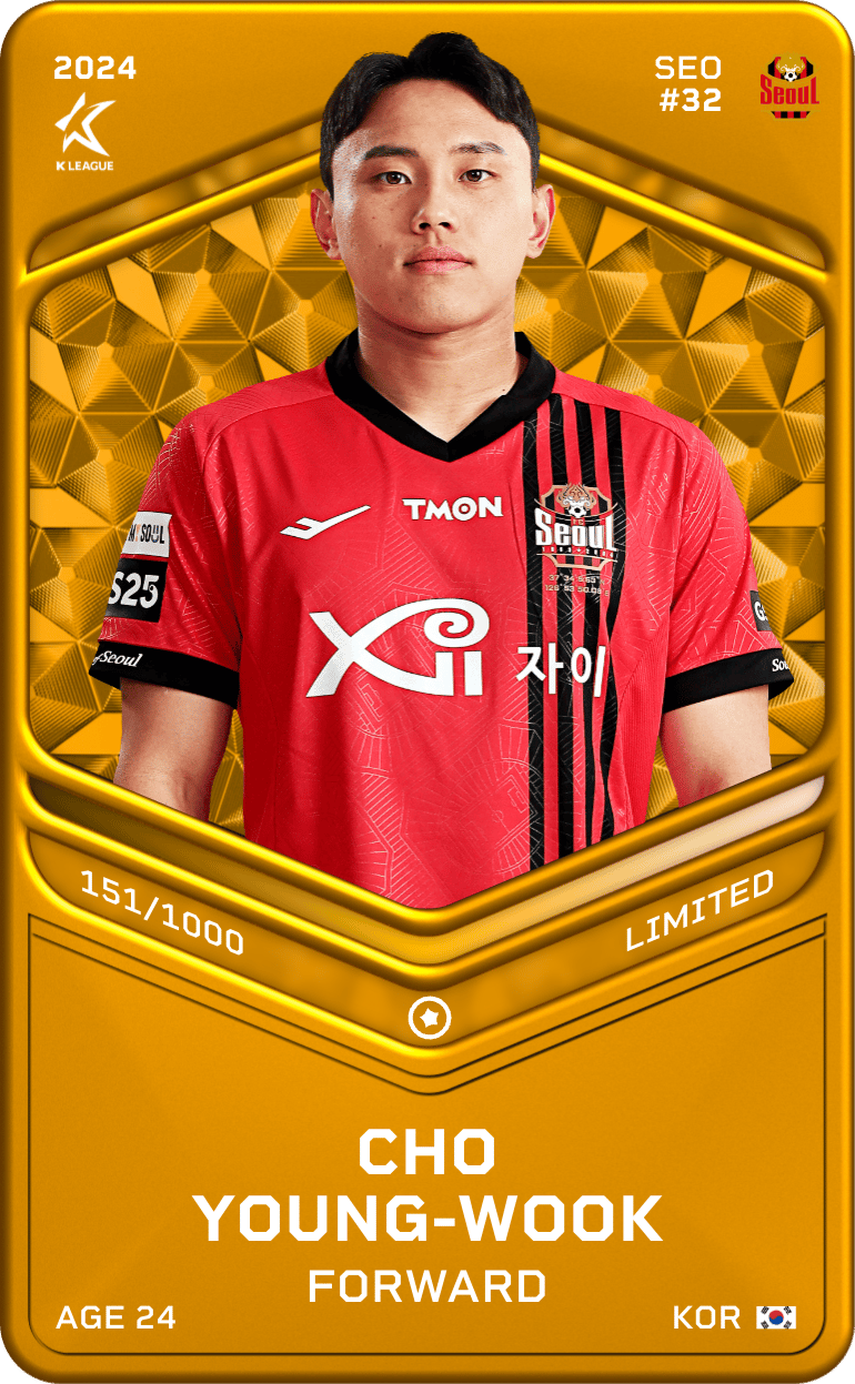 Cho Young-Wook 2024-25 • Limited 151/1000
