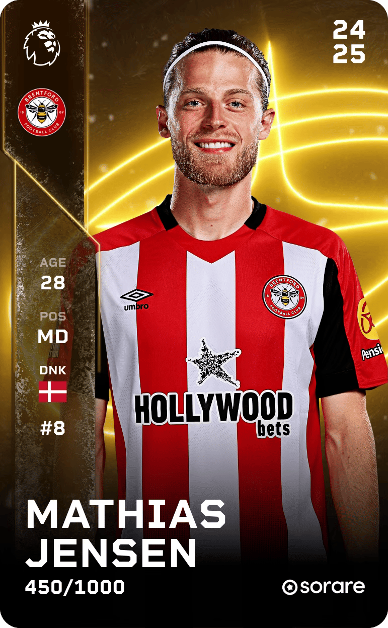 Mathias Jensen 2024-25 • Limited 450/1000