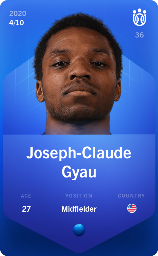 Sorare - Sorare Official - Joseph-Claude Gyau 2020-21 • Super Rare 4/10 - NFT # 46790501883778600608819912304201315065991240978297072542675383394901309987126