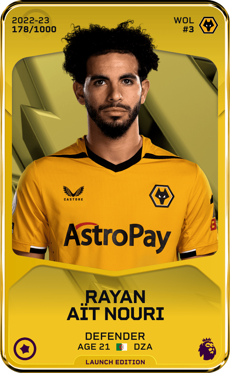 Rayan Aït Nouri 2022-23 • Limited 178/1000