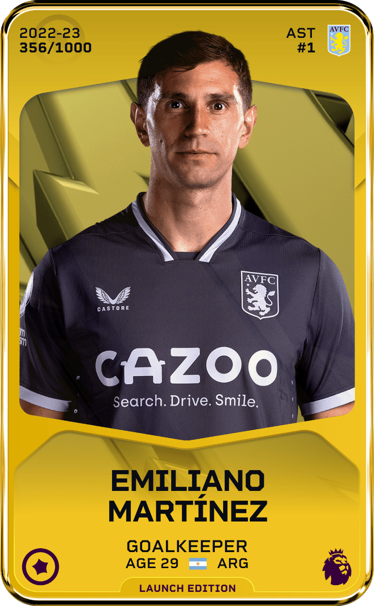 Emiliano Martínez 2022-23 • Limited 356/1000