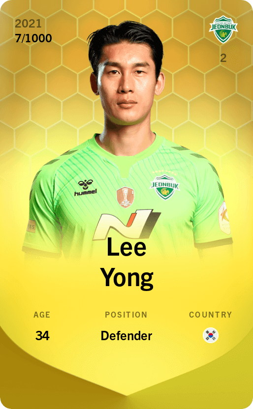 Lee Yong 2021-22 • Limited 7/1000