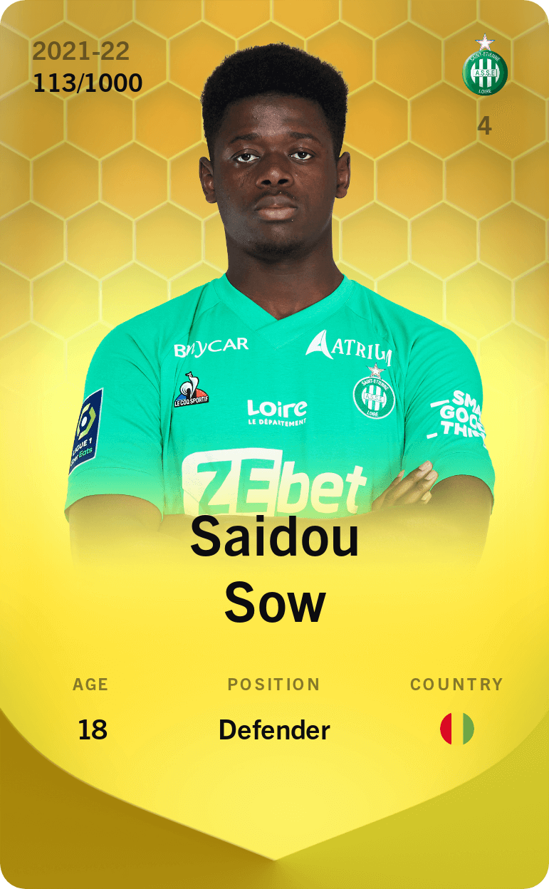 Saidou Sow 2021-22 • Limited 113/1000