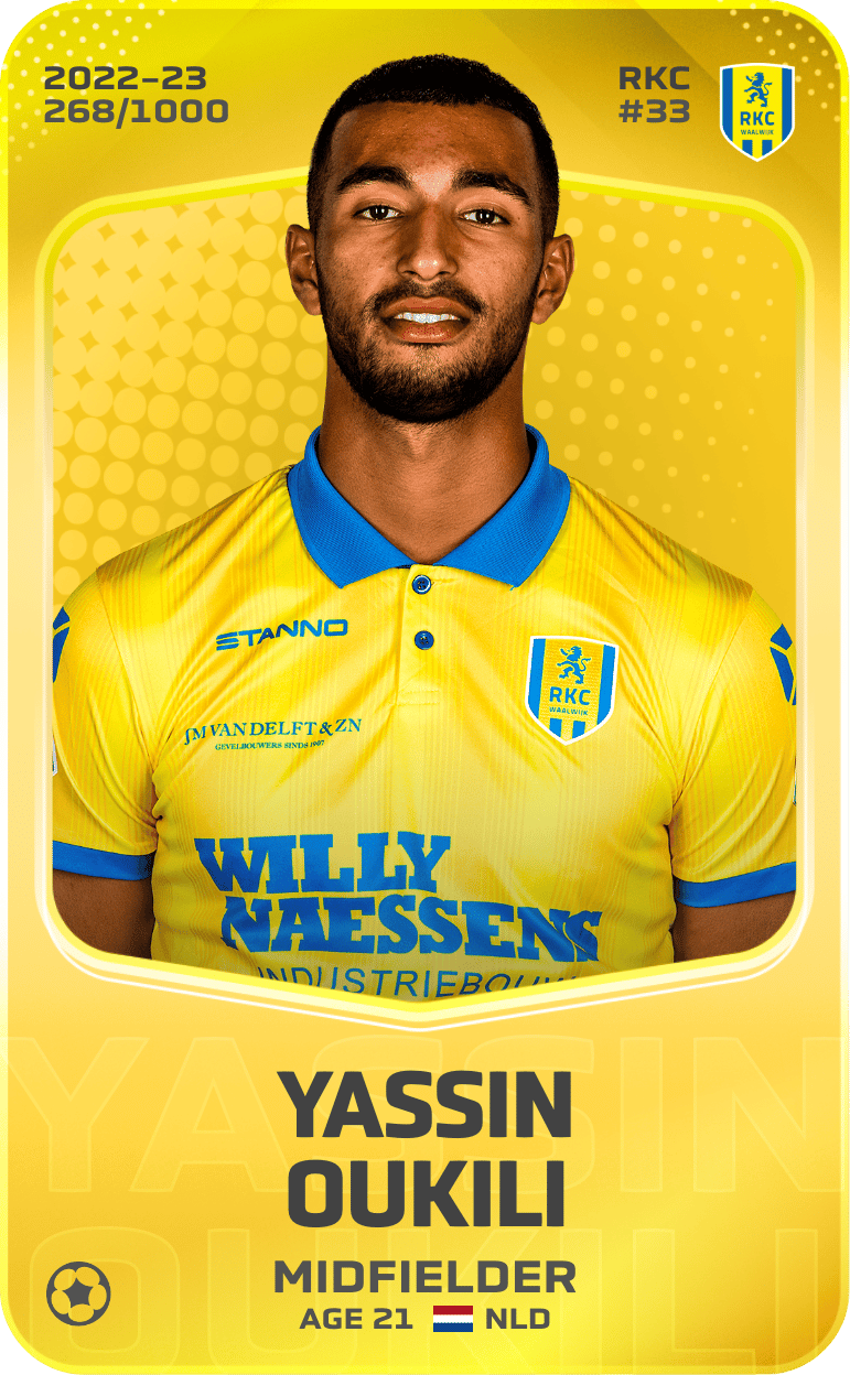 Yassin Oukili 2022-23 • Limited 268/1000