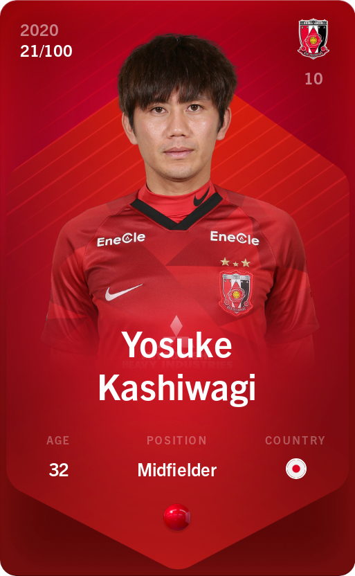 Sorare - Sorare Official - Yosuke Kashiwagi 2020-21 • Rare 21/100 - NFT # 49738999610382602927380165272541071874971418117414536550589767866183300245345