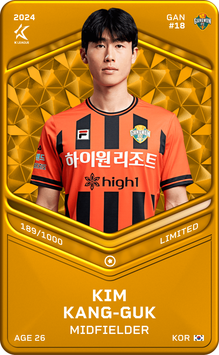 Kim Kang-Guk 2024-25 • Limited 189/1000