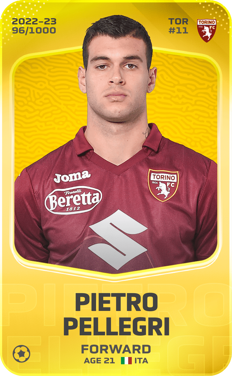 Pietro Pellegri 2022-23 • Limited 96/1000