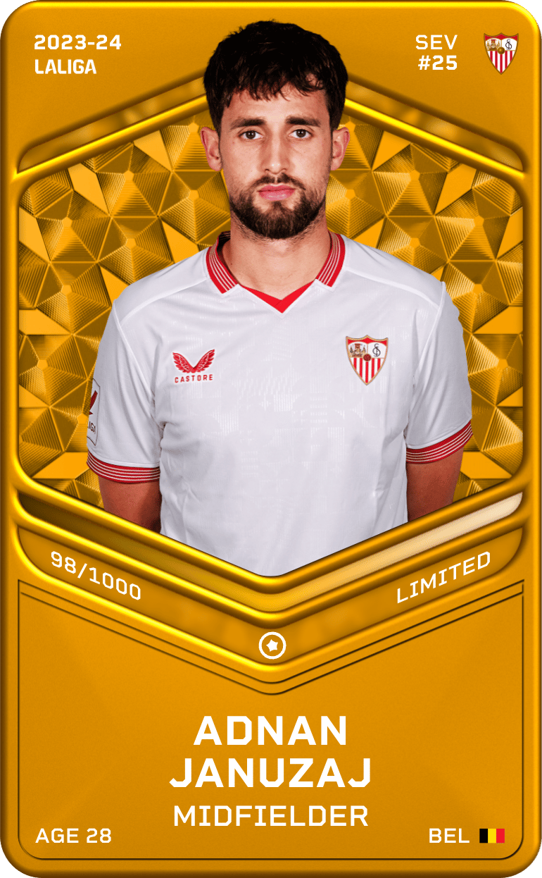 Adnan Januzaj 2023-24 • Limited 98/1000