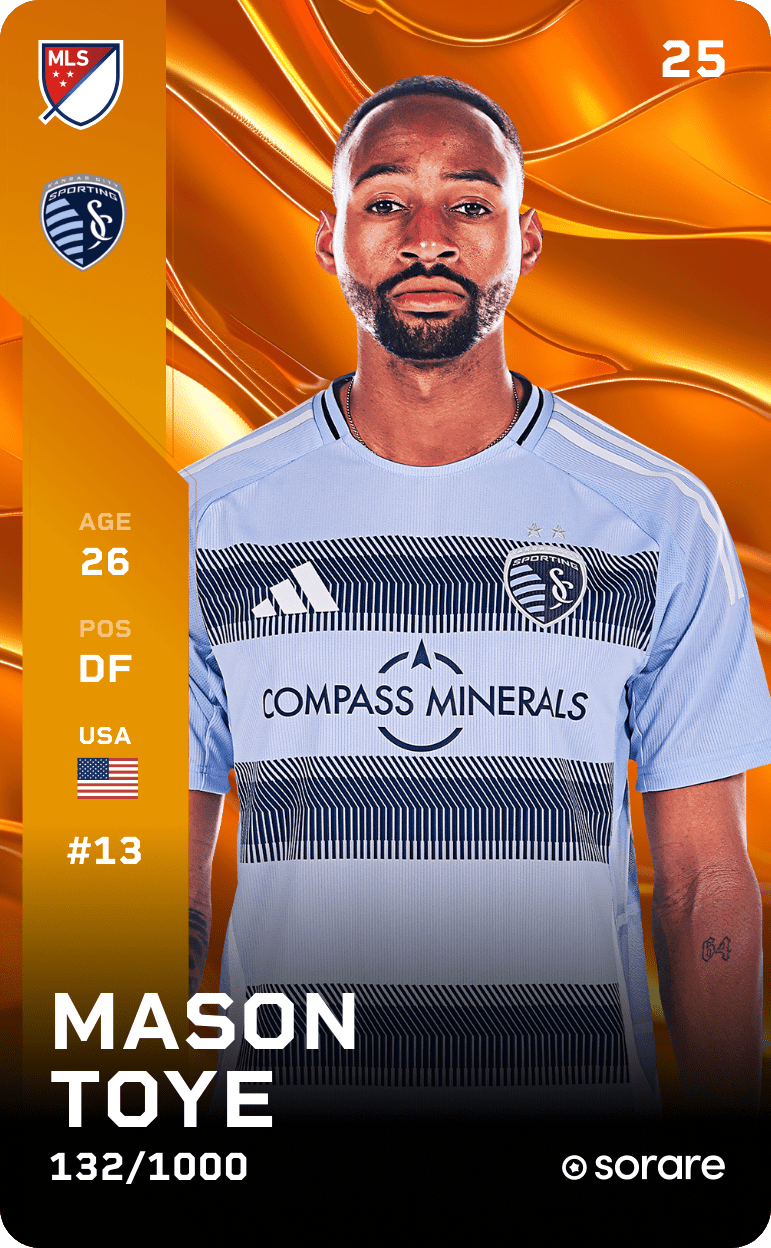 Mason Toye 2025-26 • Limited 132/1000