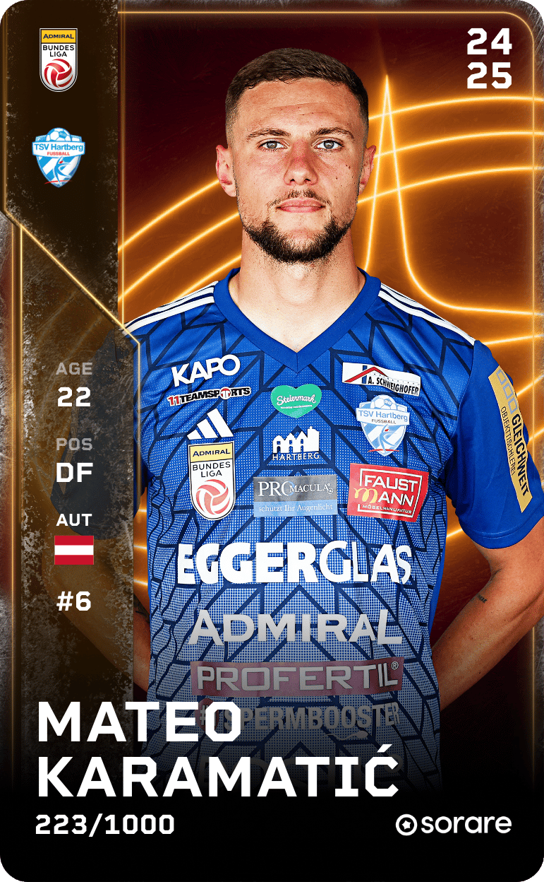 Mateo Karamatić 2024-25 • Limited 223/1000