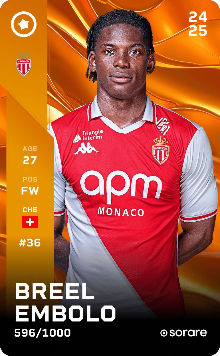 Breel Embolo 2024-25 • Limited 596/1000